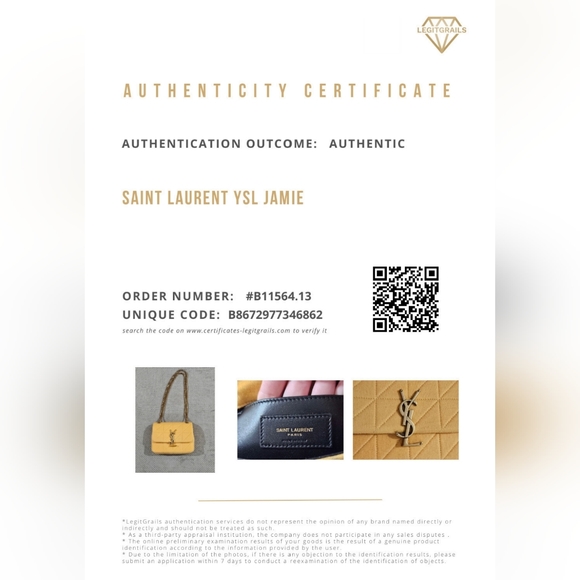 SAINT LAURENT Mini Jamie Quilted Chain Shoulder Bag or Crossbody - Picture 8 of 16